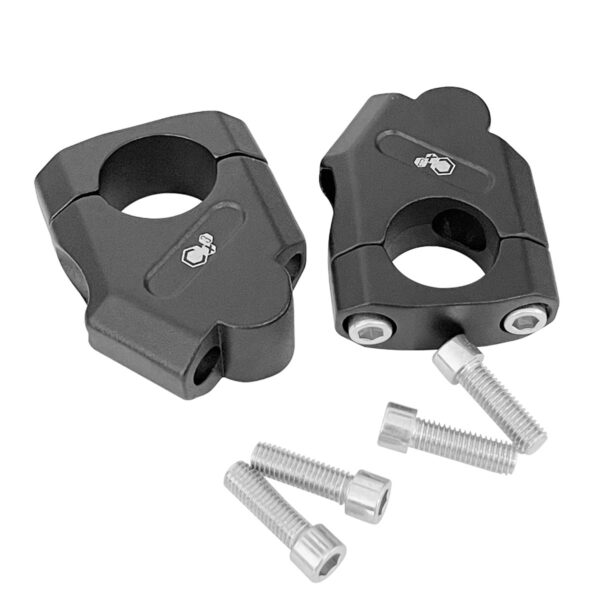 Suporte Guidão Curvado Preto 28mm - SM0080